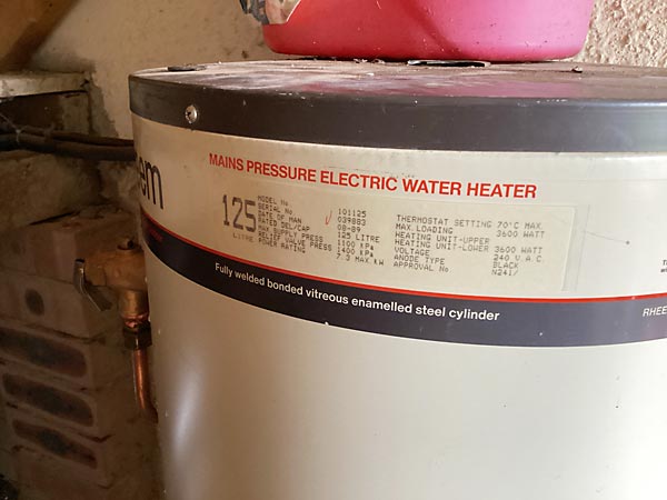 35 year old Rheem electric hot water system had a very good long life 35 year old Rheem electric hot water system had a very good long life